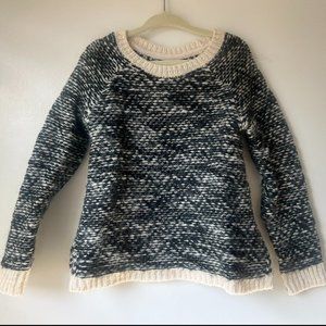 Baby Gap Toddler B&W Wool Knit Sweater - Size 5